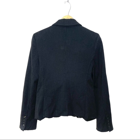 Express Design Studio | Black Pin Stripe Blazer - Picture 4 of 6